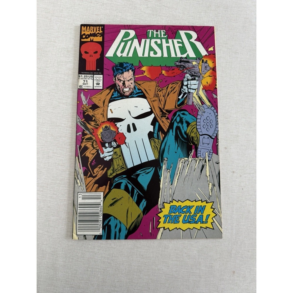 The Punisher #71 Marvel Comics 1992 Back In The USA Newsstand Comic